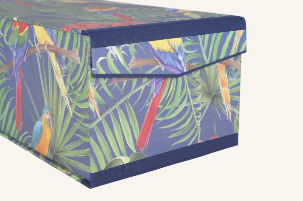 Practical photo box "Parrots", 3 compartments